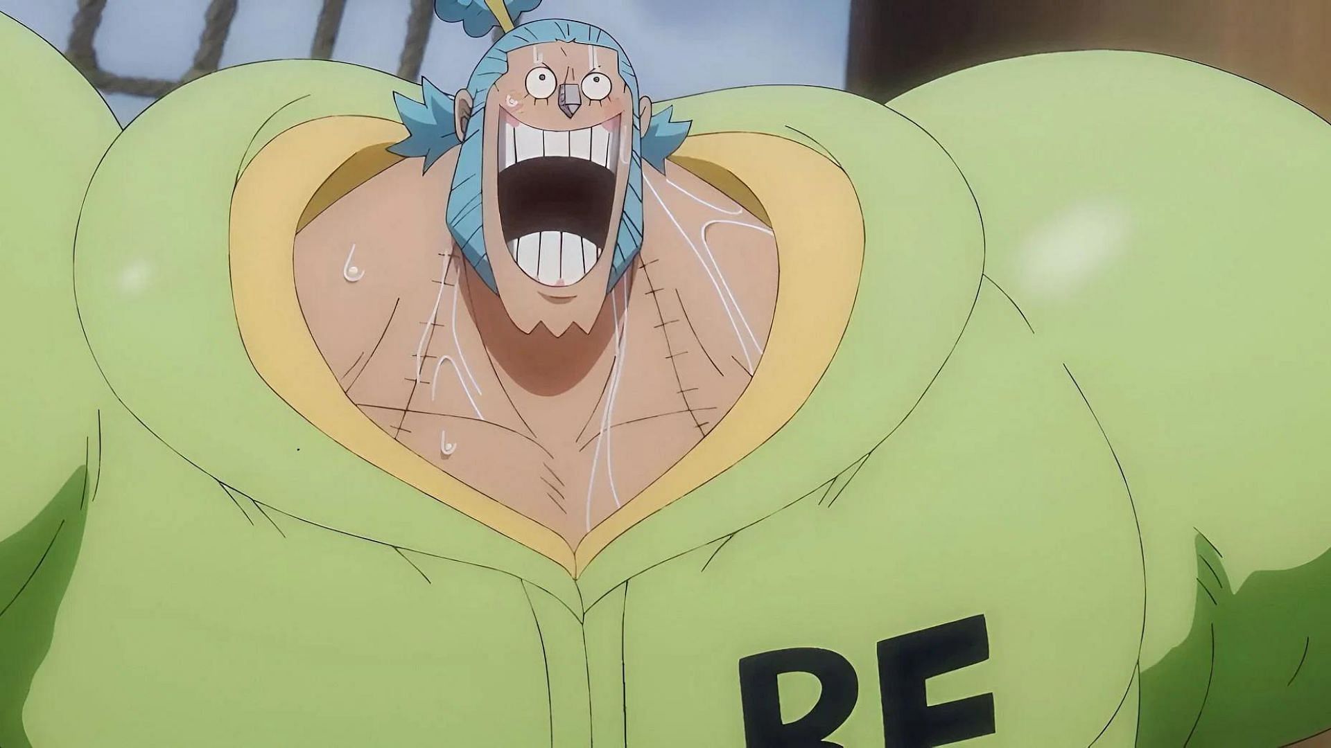 Franky as shown in the anime (Image via Toei Animation)