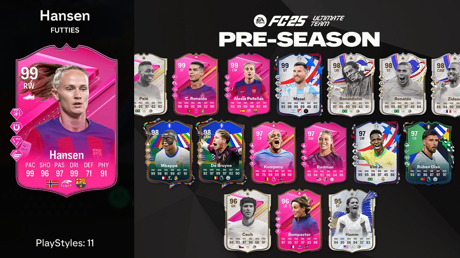 EA FC 24 Caroline Graham Hansen FUTTIES SBC