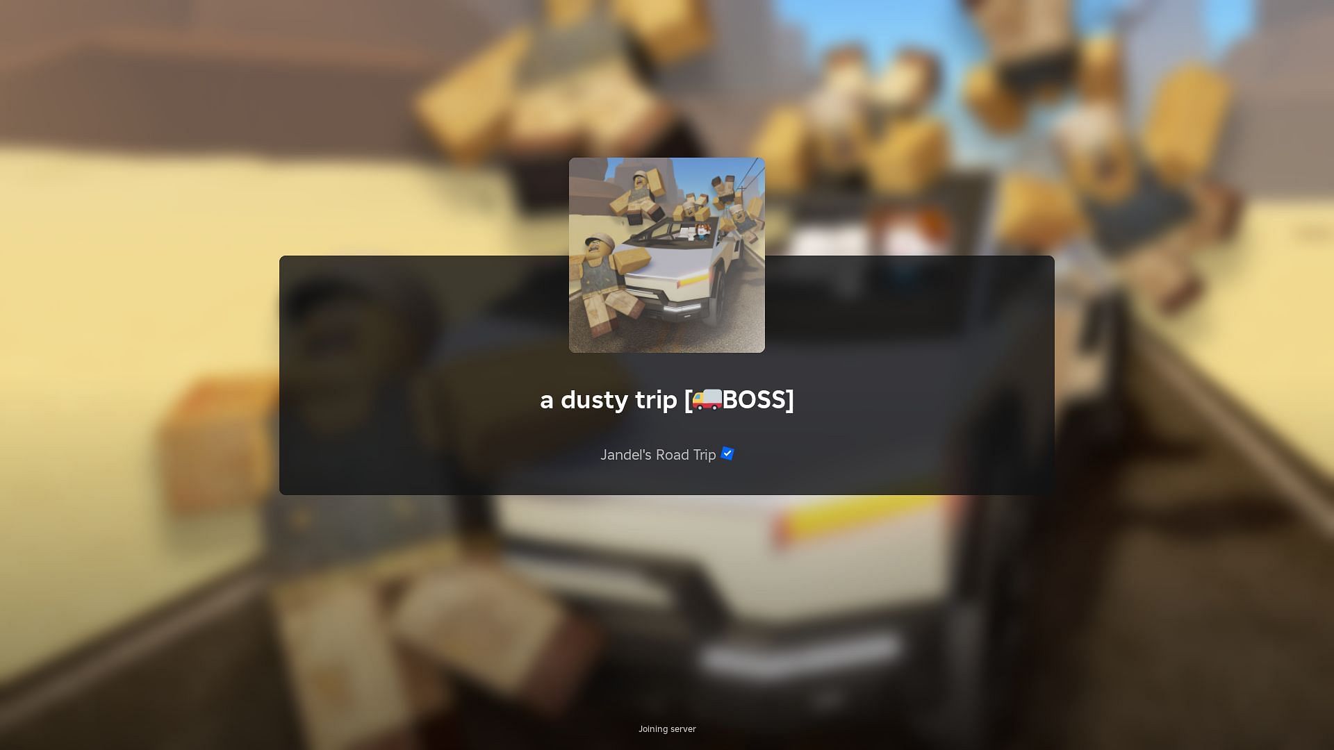 Roblox A Dusty Trip