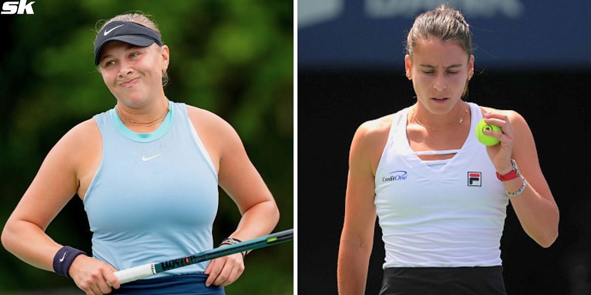 Amanda Anisimova (L) and Emma Navarro (R) [mage Source: Getty Images]