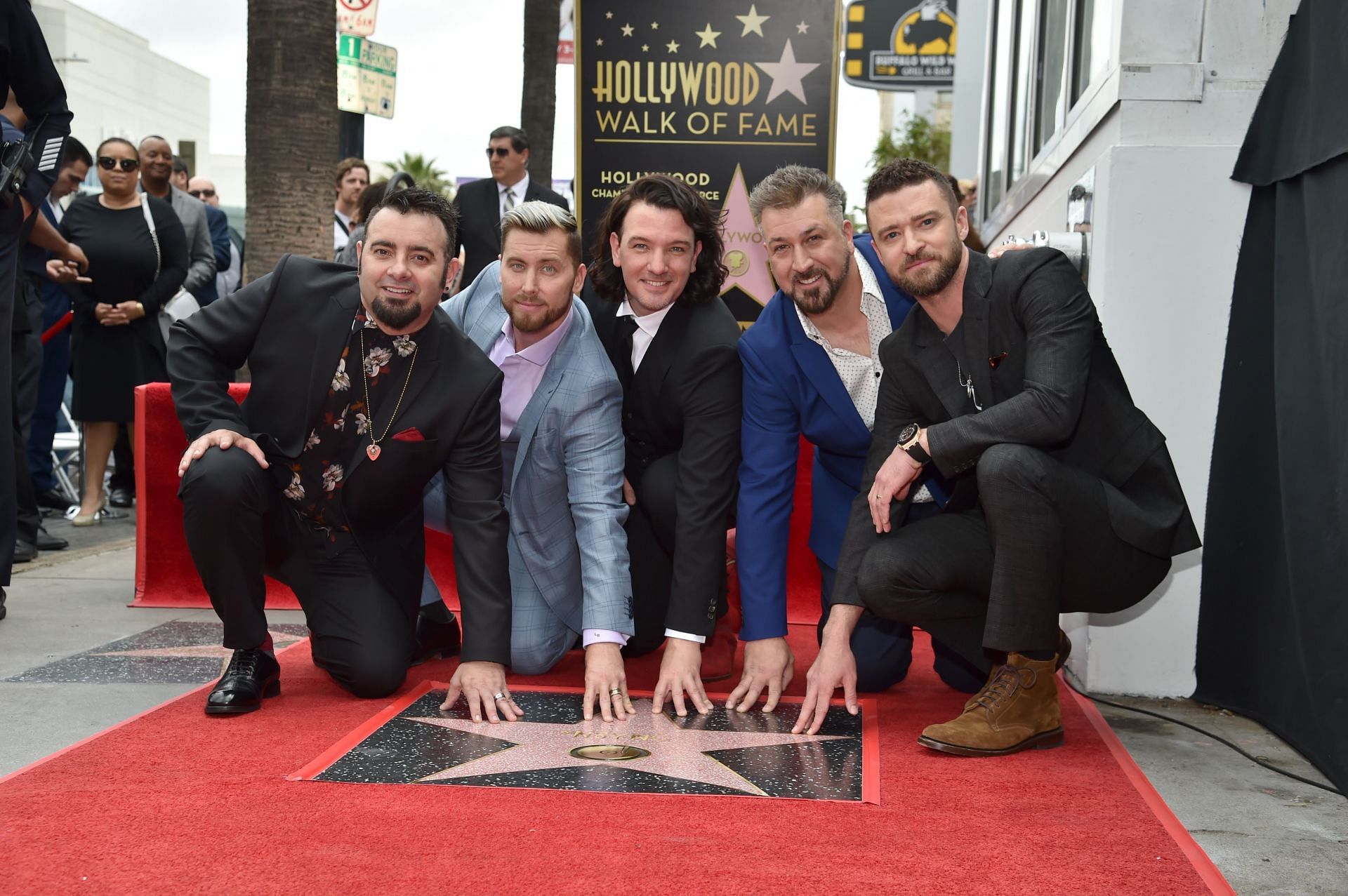 NSYNC has been nominaed for the MTVs VMAS (Image via Kevin Mazur/Getty Images)