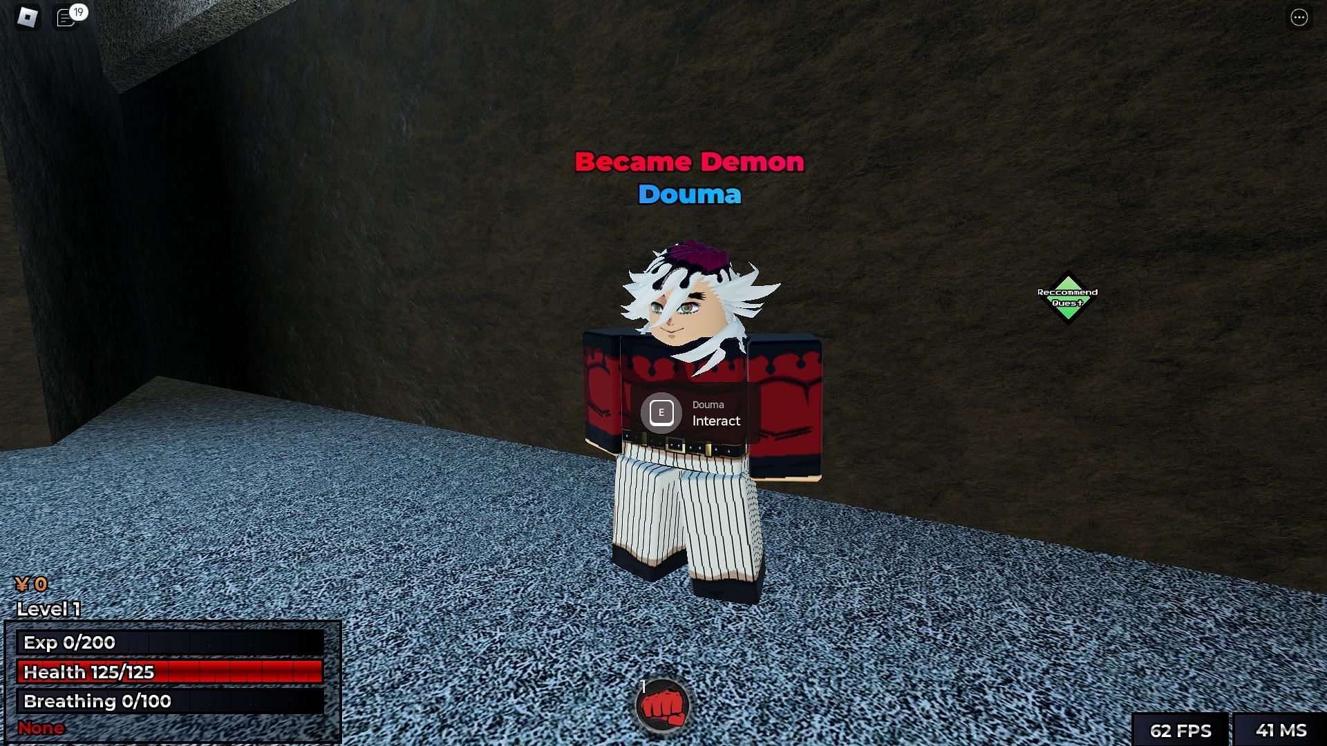 Become a Demon to access BDAs (Image via Roblox)