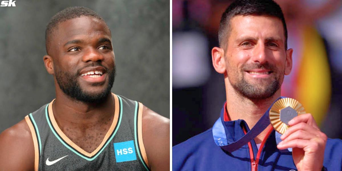 Frances Tiafoe (L) and Novak Djokovic (R) [Image Source: Getty Images]