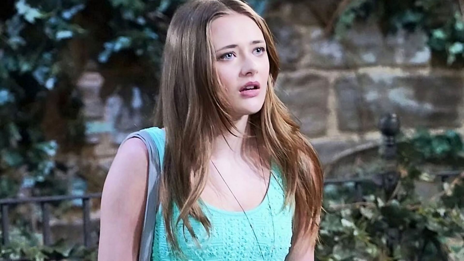 Faith Newman in a still from The Young and the Restless (via CBS)