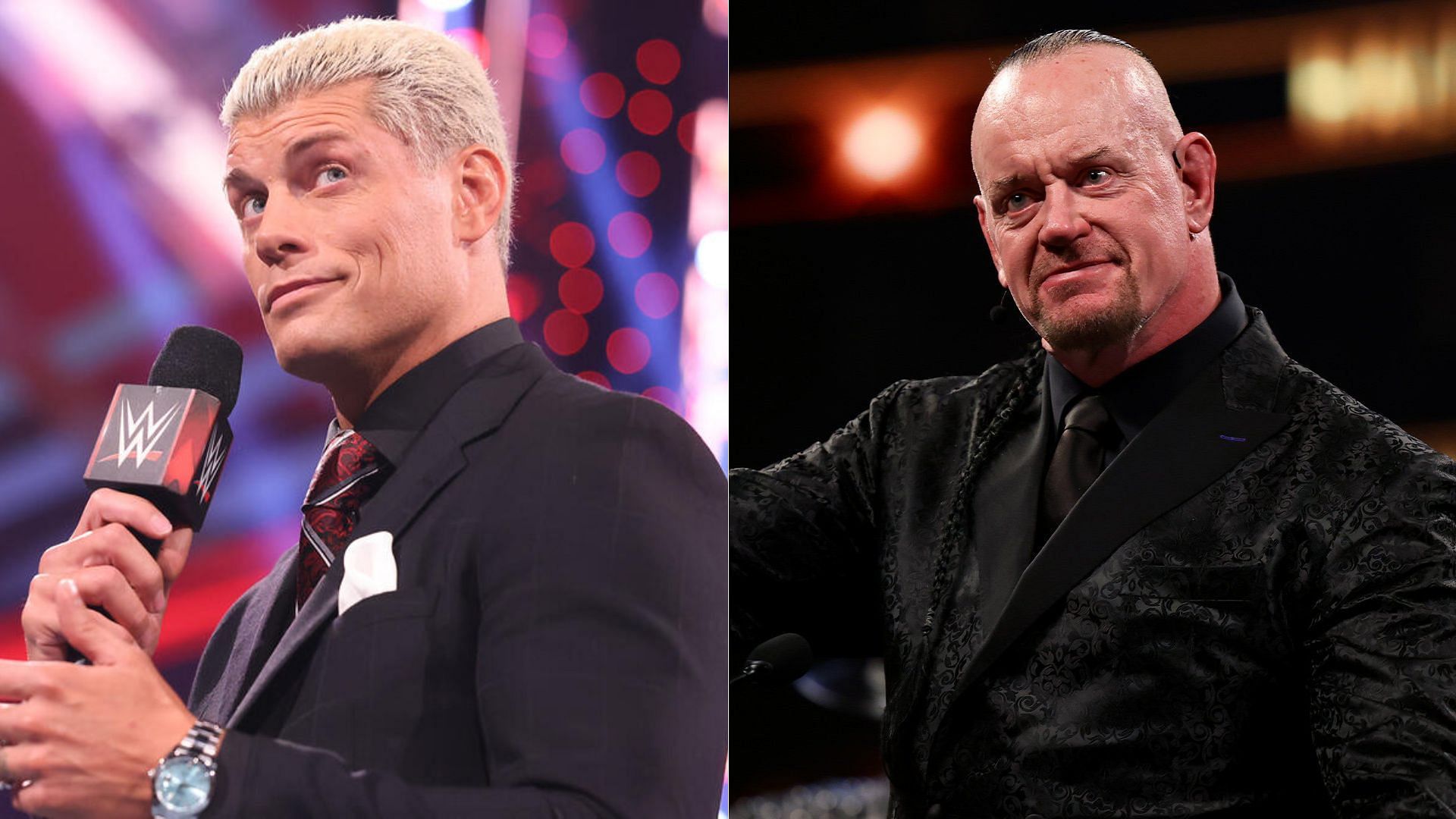 Cody Rhodes (left); The Undertaker (right) [Image Credit: wwe.com]