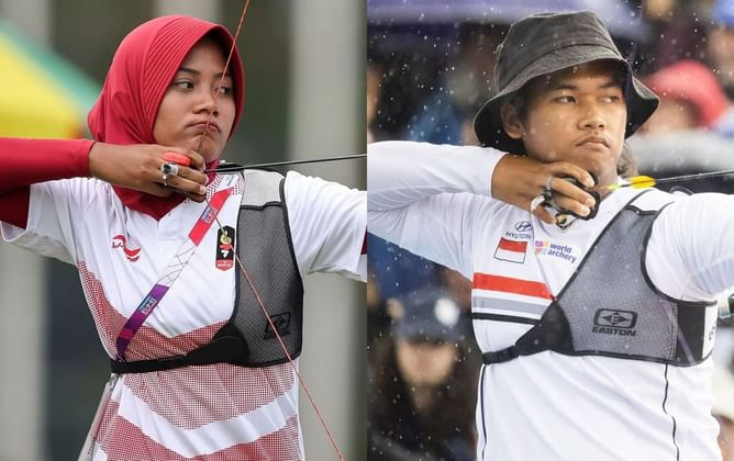 Diananda Choirunisa - Arif Pangestu: All you need to know about India’s opponents in Archery mixed team Round of 16 at Paris Olympics 2024