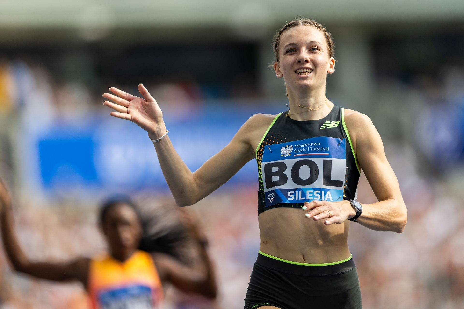 Femke Bol at the Silesia Diamond League meet in Chorzow 2024 (Image via: Getty Images)