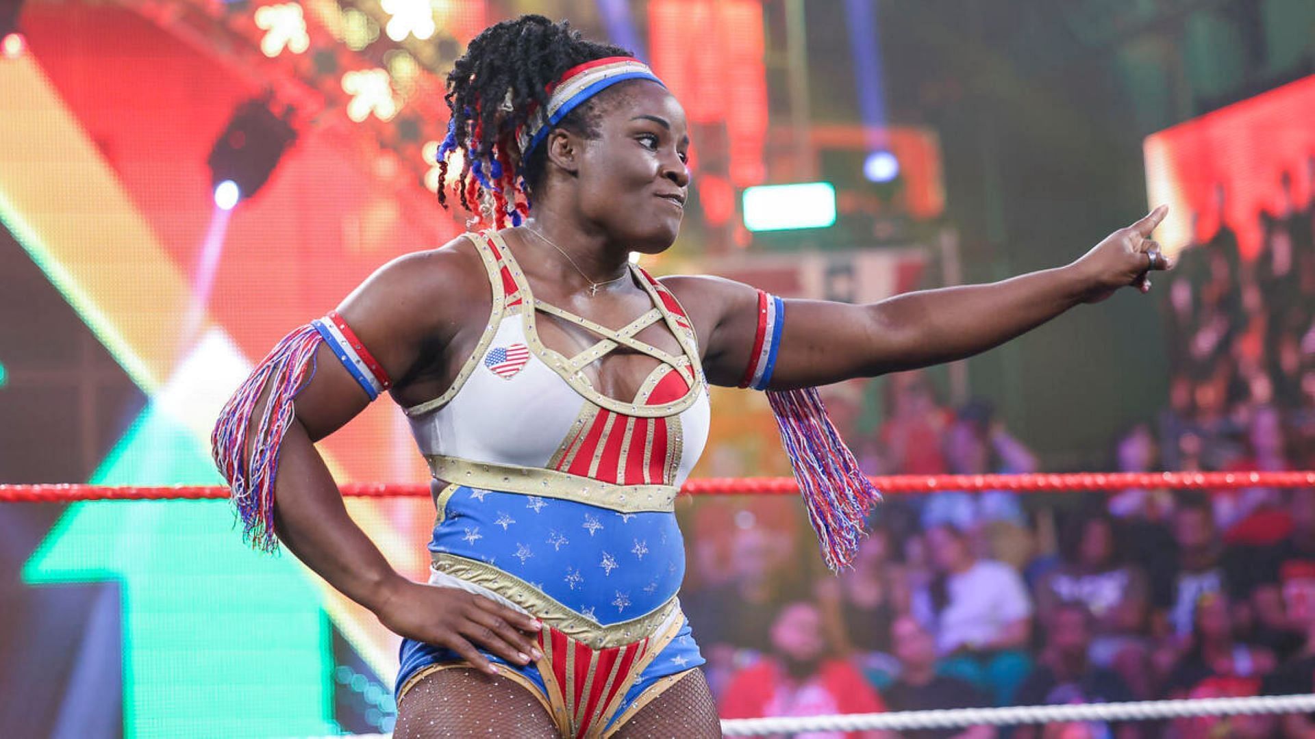 Tyra Mae Steele would give American Made another star with Olympic credentials. {Image Credit: WWE.com}