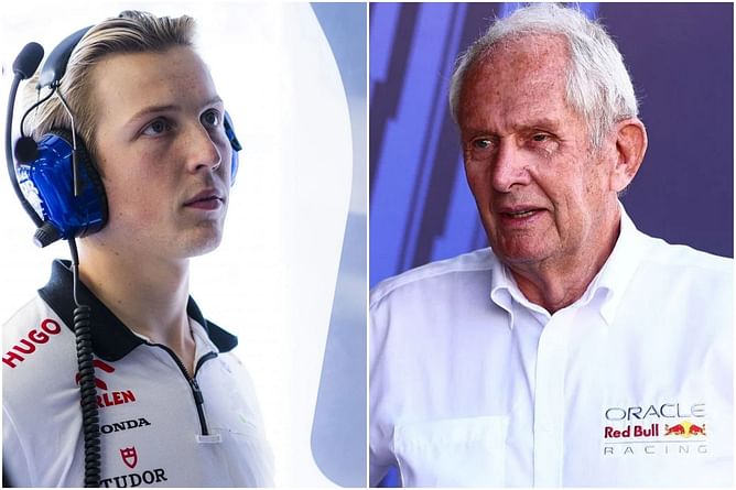 “His career will be ruined”: Fans react as Helmut Marko delivers update on Liam Lawson’s Red Bull future