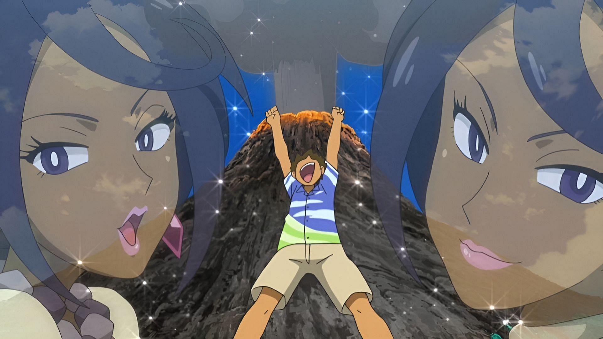 Brock reconciled his old self and new self in this episode (Image via The Pokemon Company)