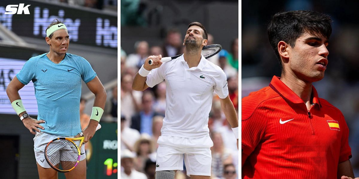 Rafael Nadal, Novak Djokovic and Carlos Alcaraz have all endured second-round Grand Slam exits in their heyday (Source: Getty)