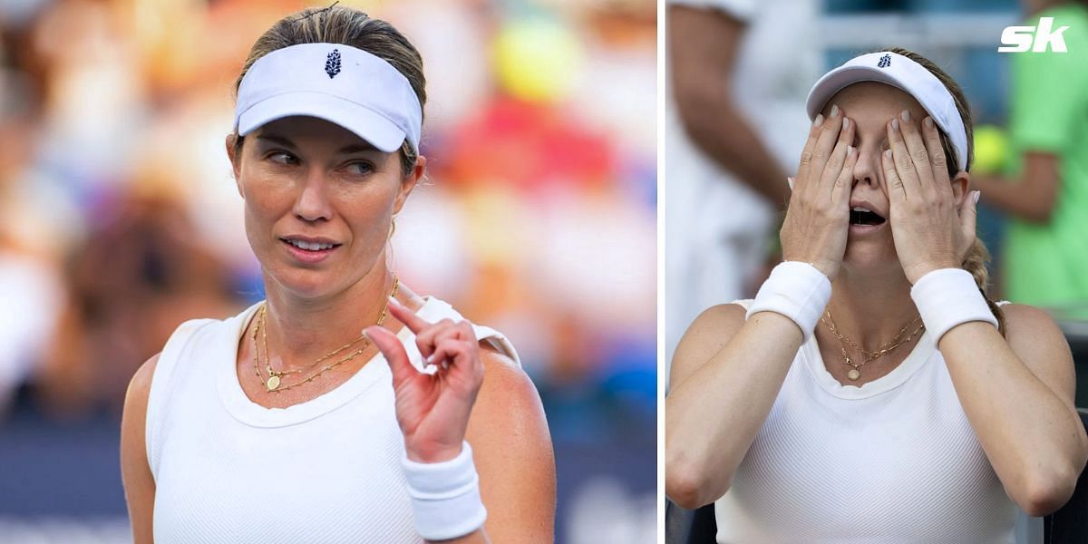 Danielle Collins lost her first-round match at the 2024 US Open - Image Source: Getty