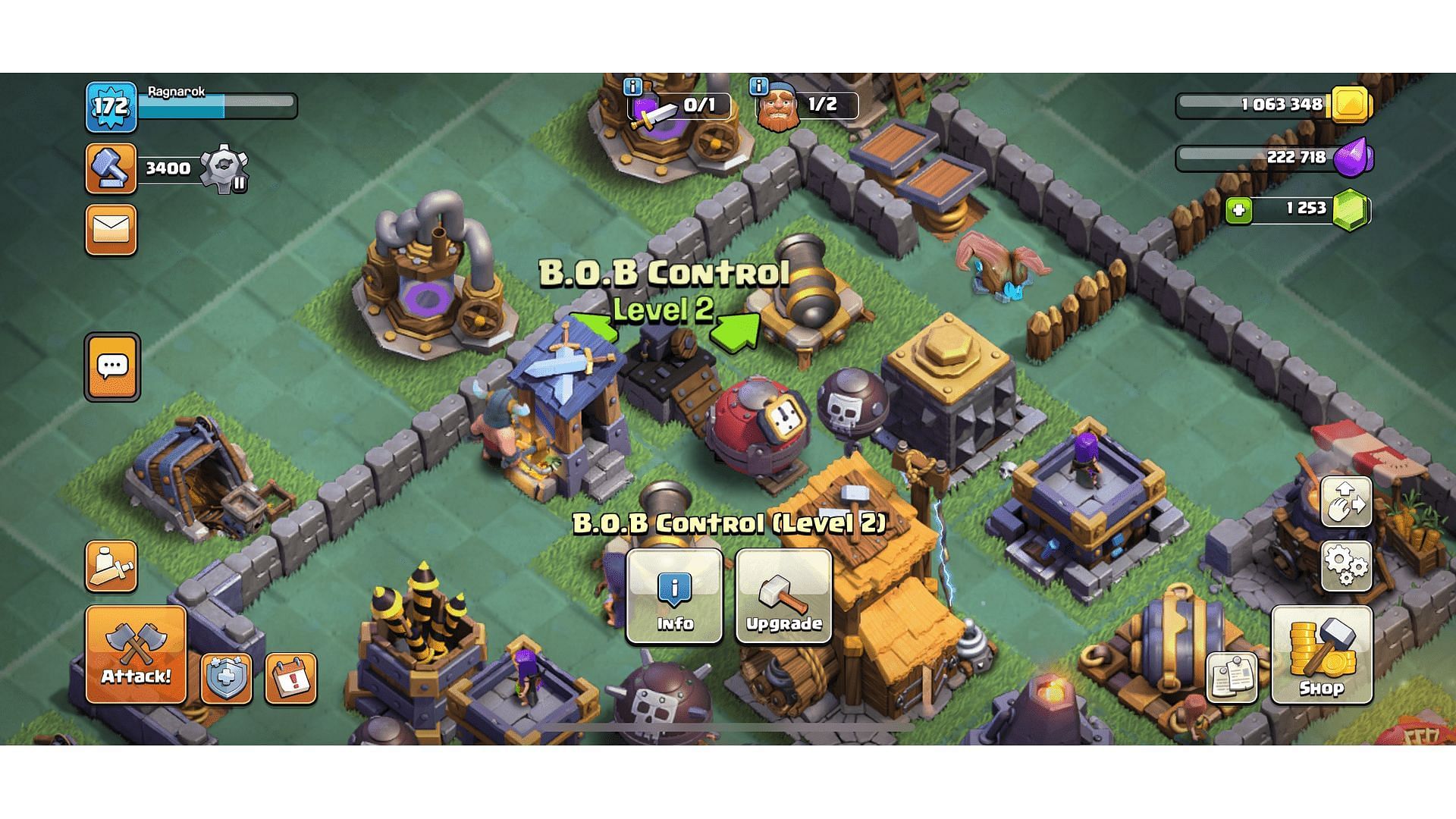 BOB control in the Builder Base (Image via Supercell)