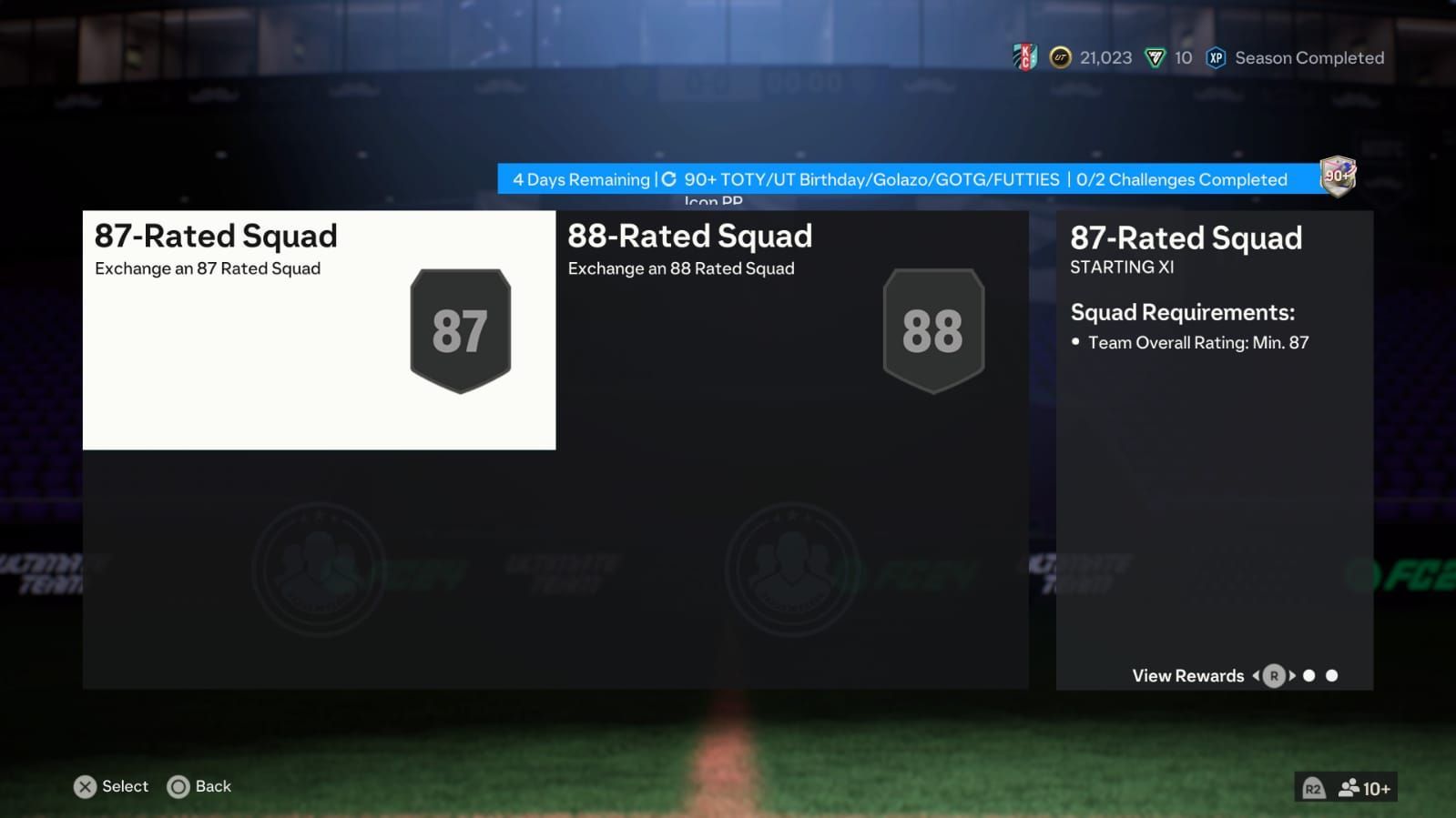 These are the requirements (Image via EA Sports)