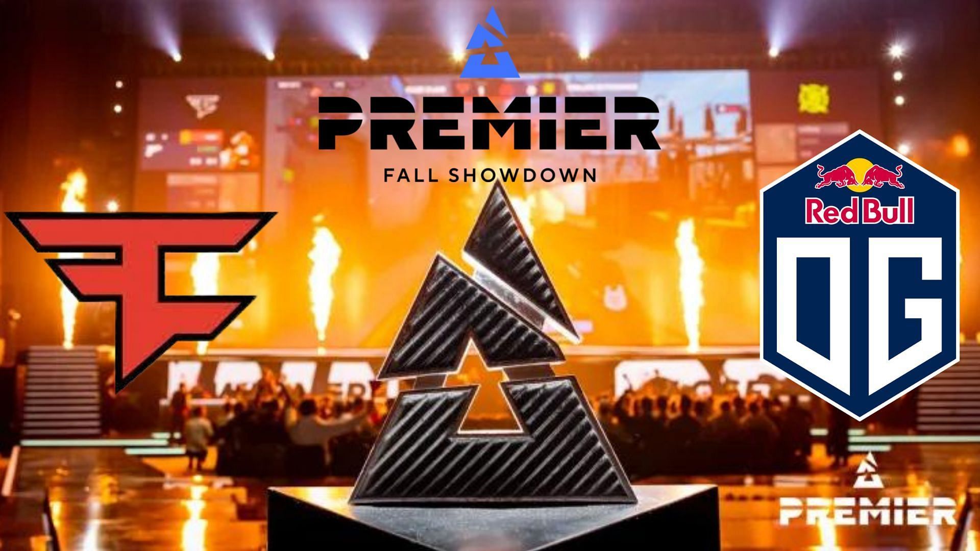 FaZe Clan vs OG at CS2 BLAST Premier Fall Showdown 2024 (Image via Blast.tv|| assets via Faze Clan, OG)