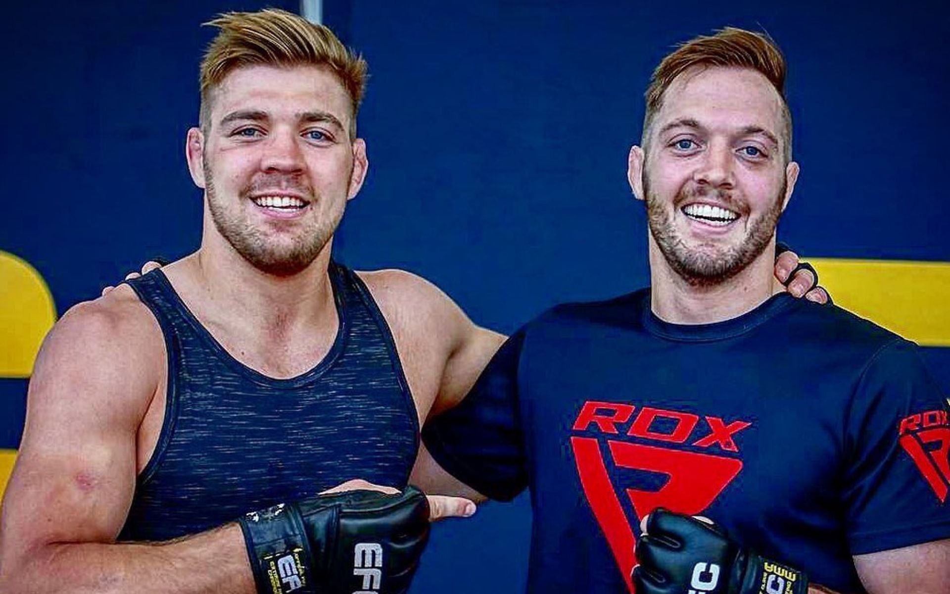 Dricus du Plessis (left) and Niel du Plessis (right) have both competed in the sport of MMA [Image courtesy: @dricusduplessis on Instagram]