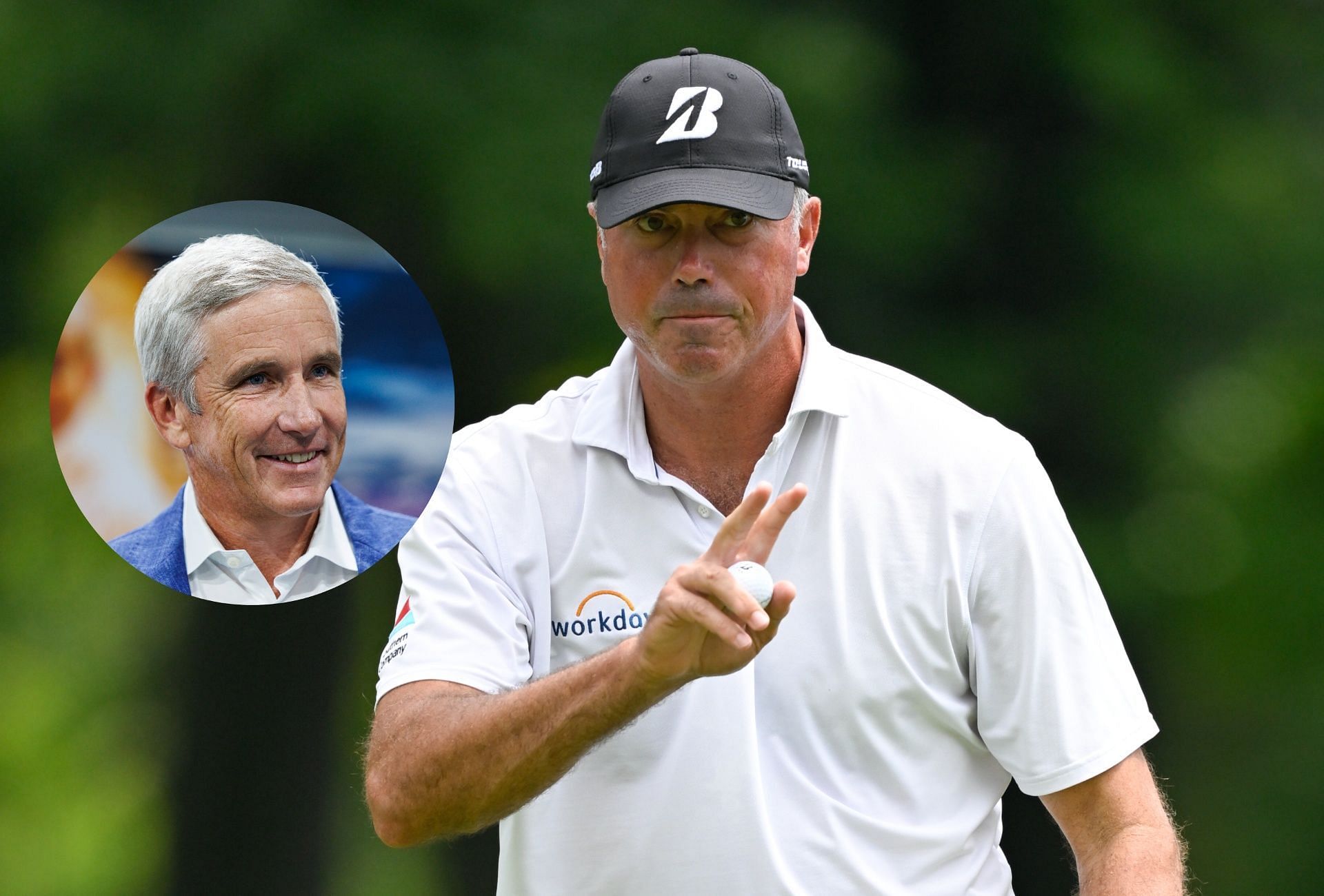 Jay Monahan and Matt Kuchar 