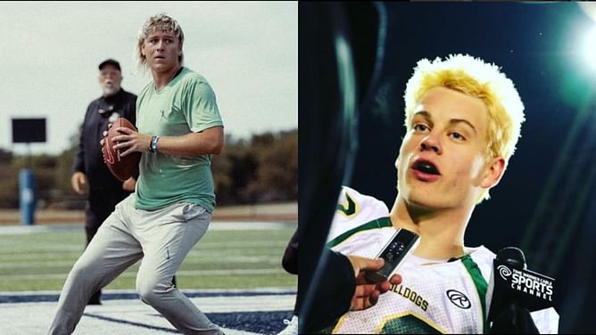 3 former & current college QBs with the craziest hairstyles ft. Joe Burrow