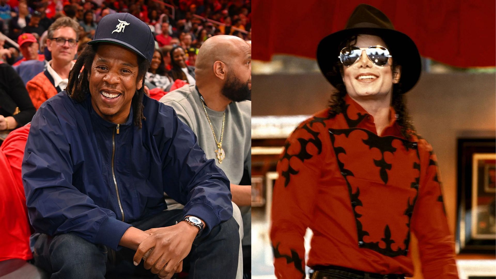 Jay-Z and Michael Jackson (Images via Getty)