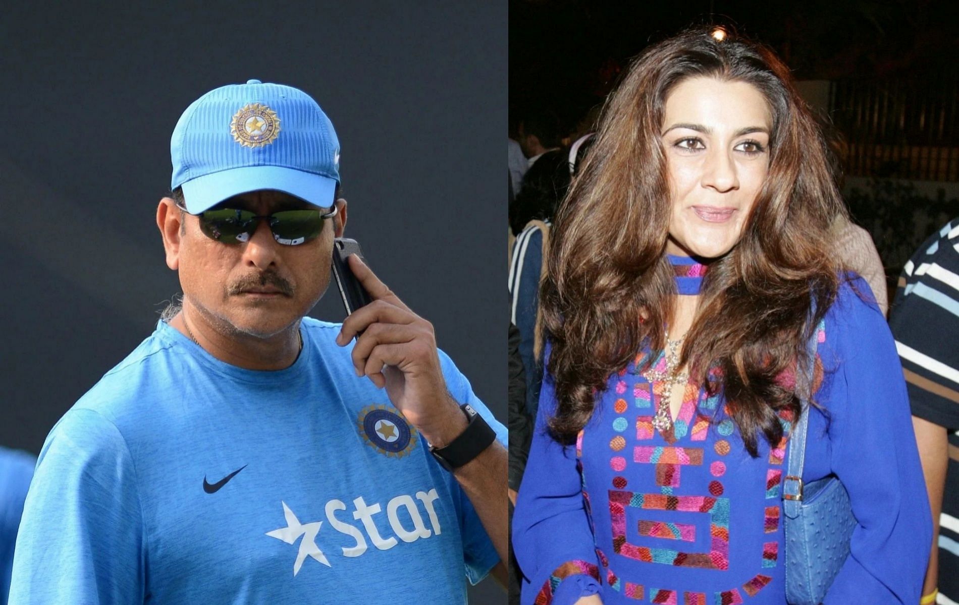 Ravi Shastri, Amrita Singh 