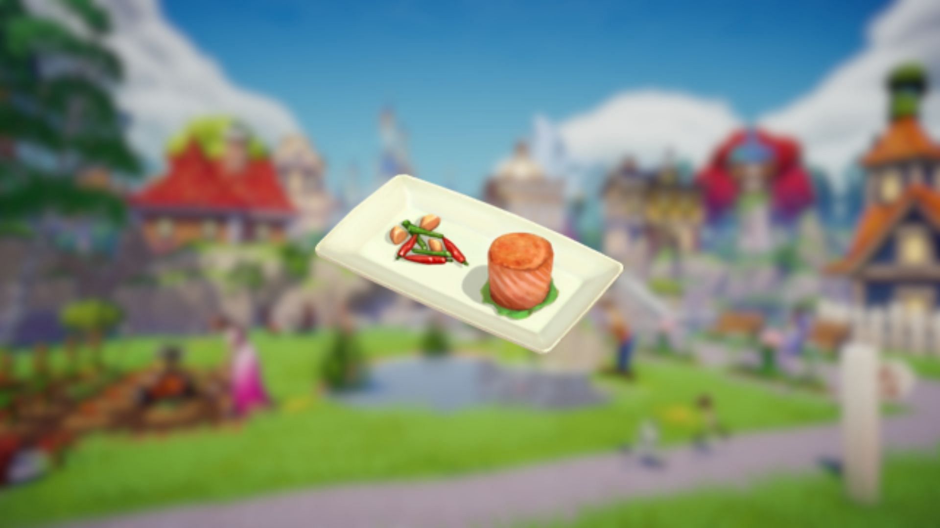 A guide on making Teriyaki Salmon in Disney Dreamlight Valley (Image via Gameloft)