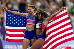 Paris Olympics 2024 Medal Count Day 13: Updated tally as Team USA stands 1st after Sydney McLaughlin-Levrone and Tara Davis-Woodhall clinch gold