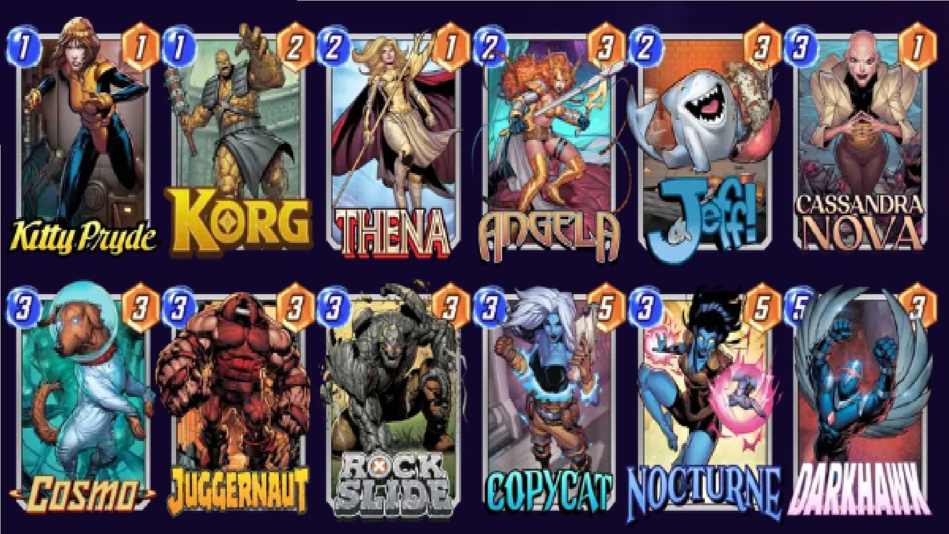 This is a slightly budget but effective deck for Athena in Marvel Snap (Image via Nuverse)