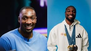 Enacting Noah Lyles' covid-hit bronze, Gilbert Arenas' mocks world's fastest man: "Motherf***ker was weekend at Bernie's"