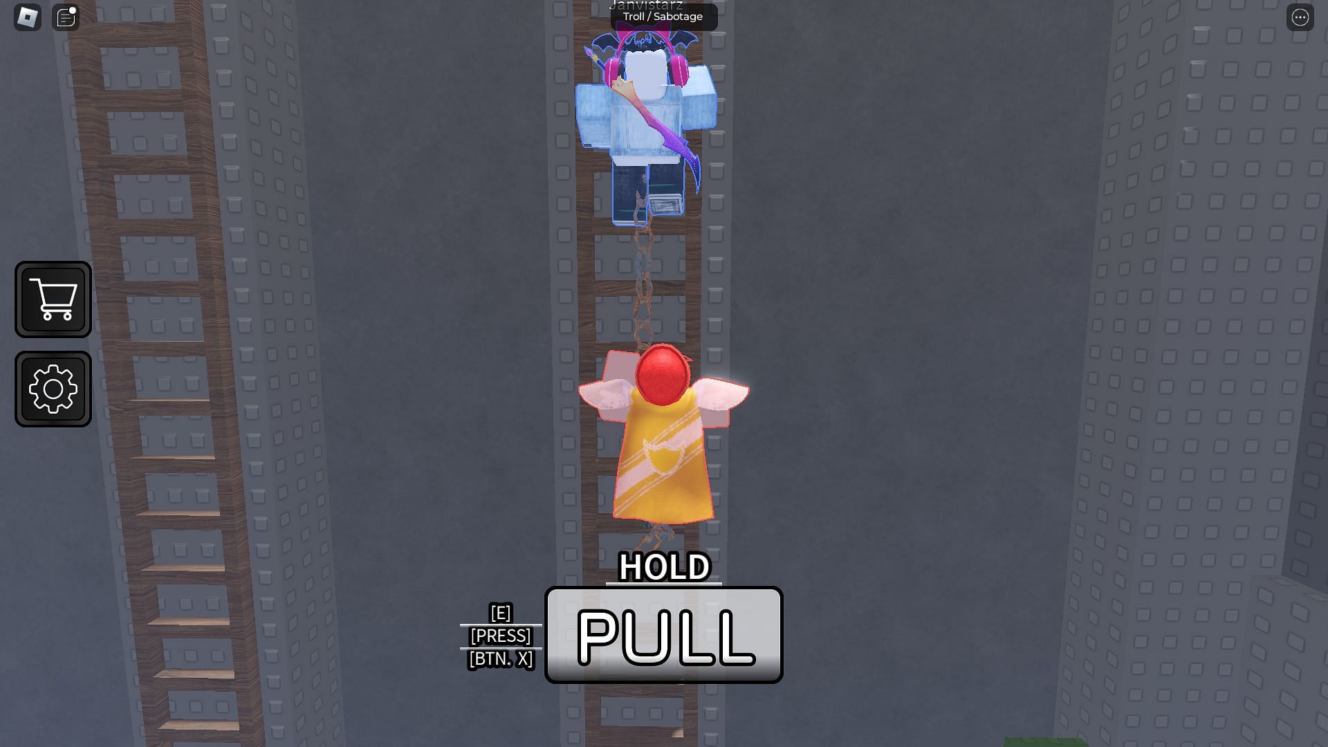 Chained gameplay (Image via Roblox)