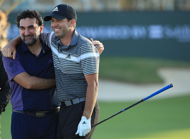 Saudi PIF Governor joins Sergio Garcia-led Fireballs GC for surprise round of golf at LIV Golf
