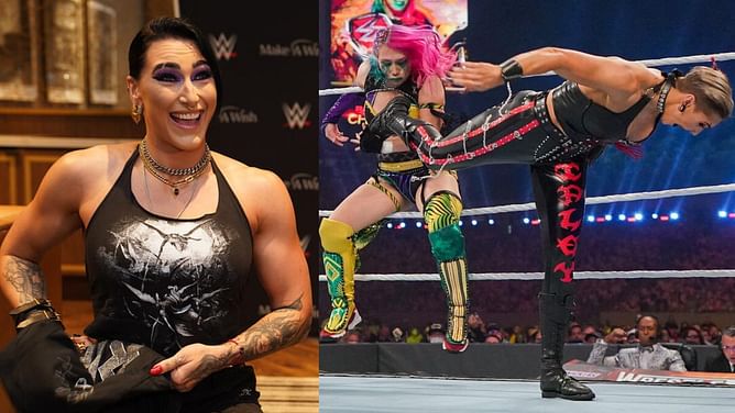 Asuka responds to Rhea Ripley after teasing a potential match against her