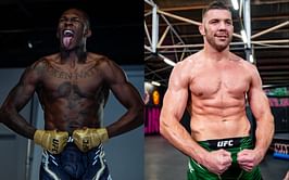 "Ask his coach" - Israel Adesanya gives tongue-in-cheek response to fan's NSFW question about Dricus du Plessis