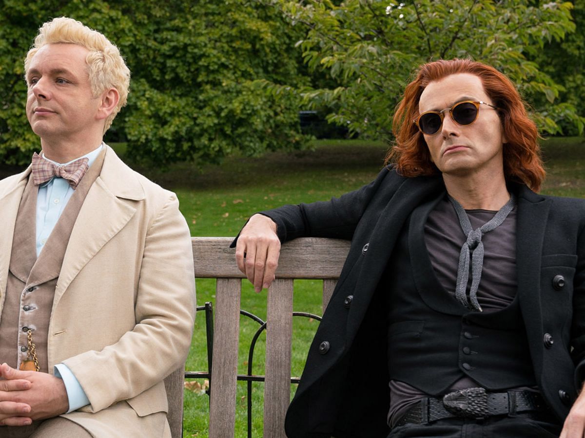 Cast of Good Omens (Image via Amazon Video)