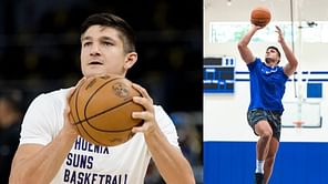 IN PHOTOS: Phoenix Suns star Grayson Allen sweats it out on court during visit to alma mater