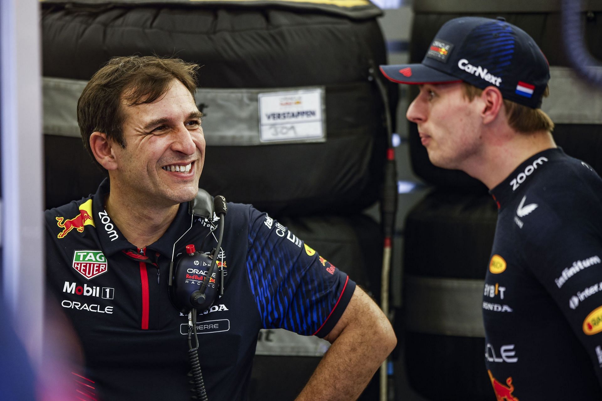 Pierre Wache and Max Verstappen (Source: Getty)