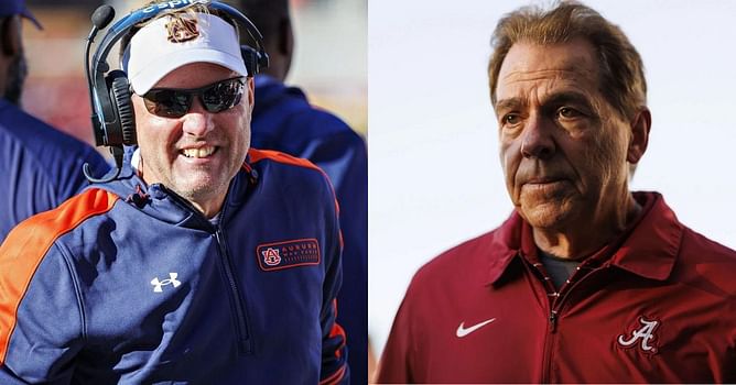 “Easily could have beaten him”: Auburn’s Hugh Freeze voices bold view on going “toe-to-toe” with former Alabama HC Nick Saban