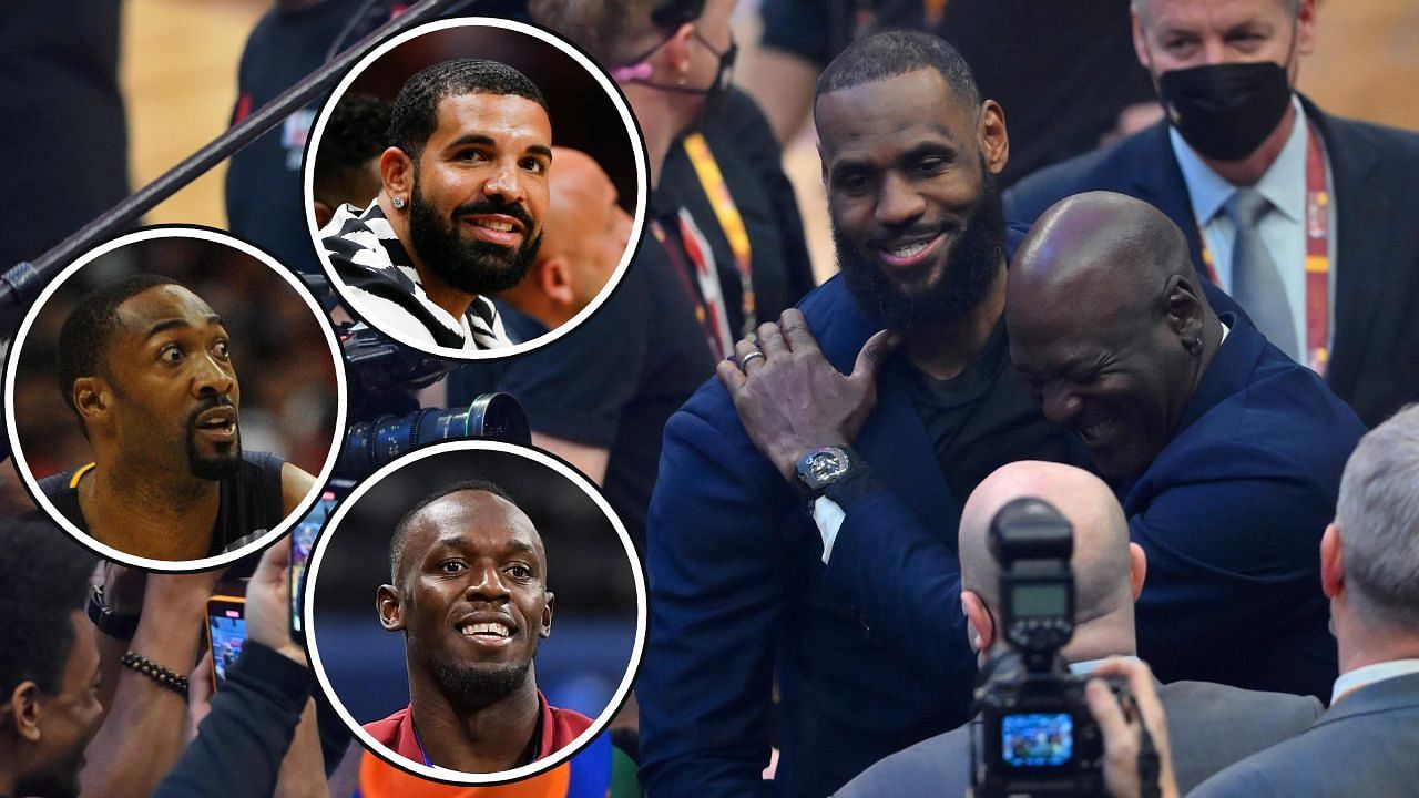 Gilbert Arenas throws Drake &amp; Usain Bolt in mix to spice up Michael Jordan vs LeBron James GOAT debate.