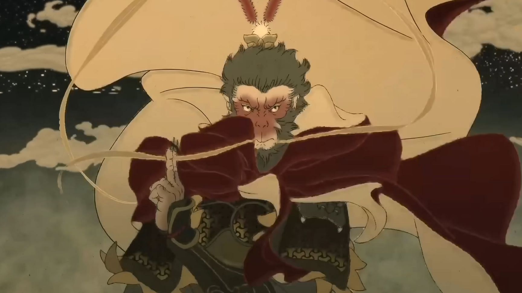 Wukong in the true ending cutscene (Image via GameScience)