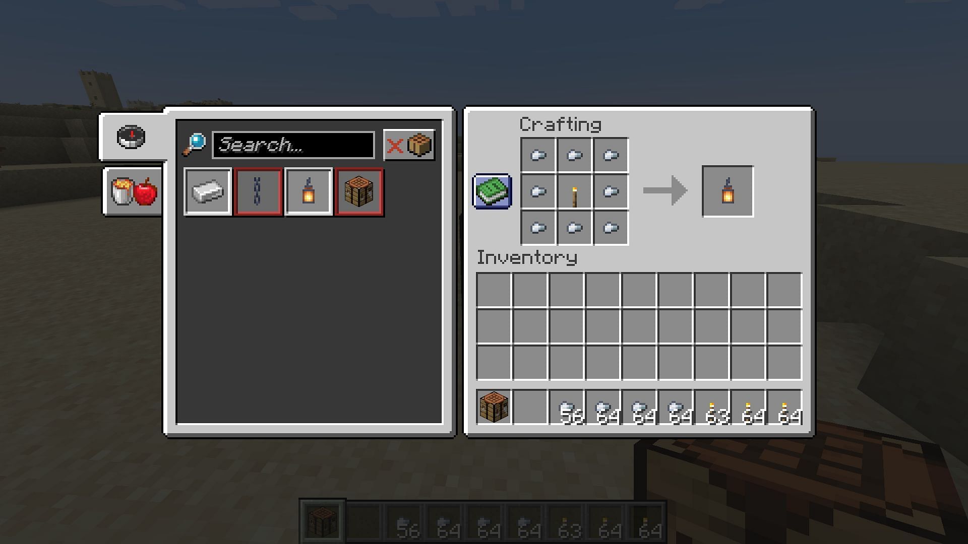 Players need to craft the item for the first time through the knowledge book and not manually. (Image via Mojang Studios)