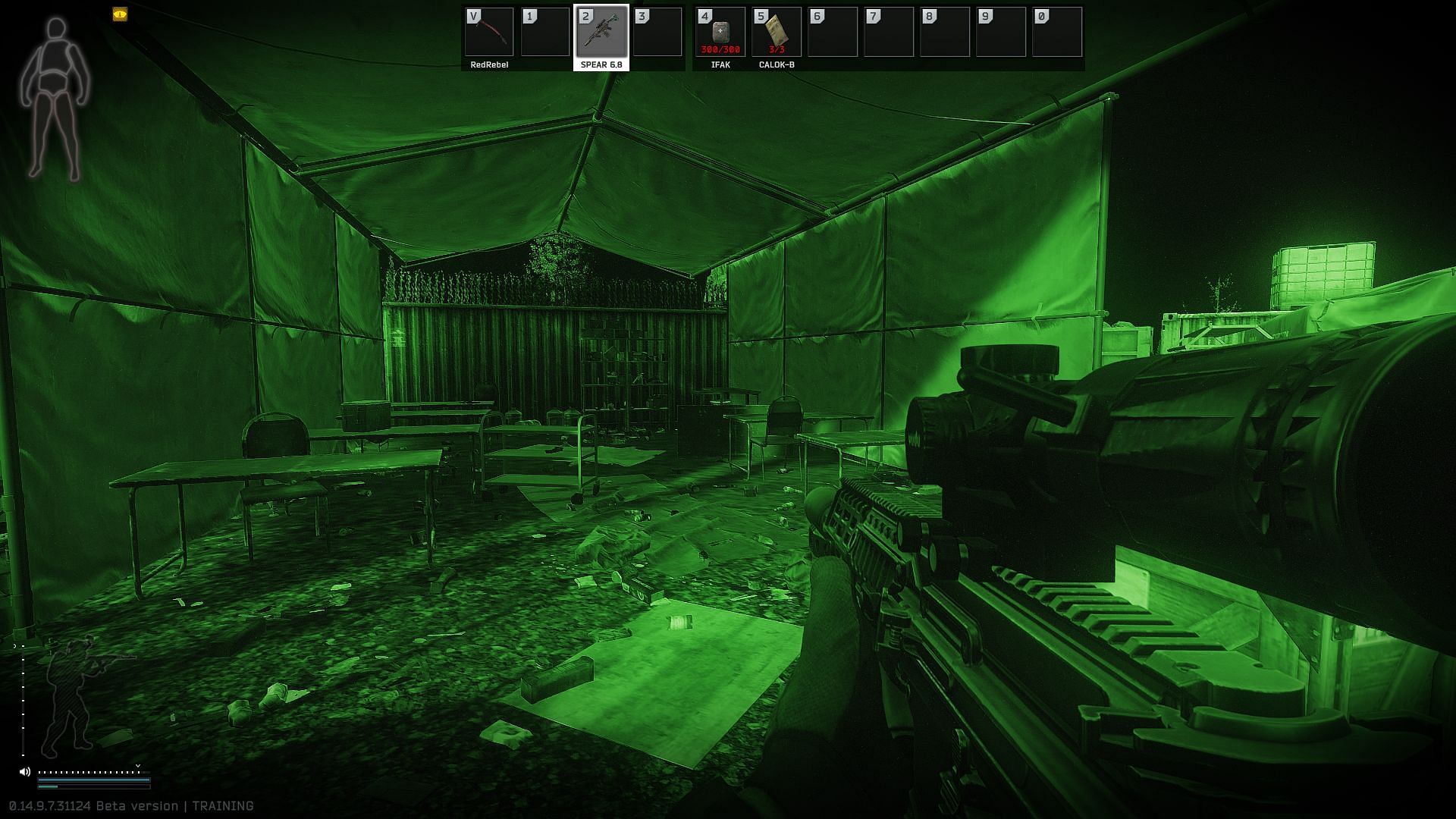 The medical tent in Woods (Image via Battlestate Games)