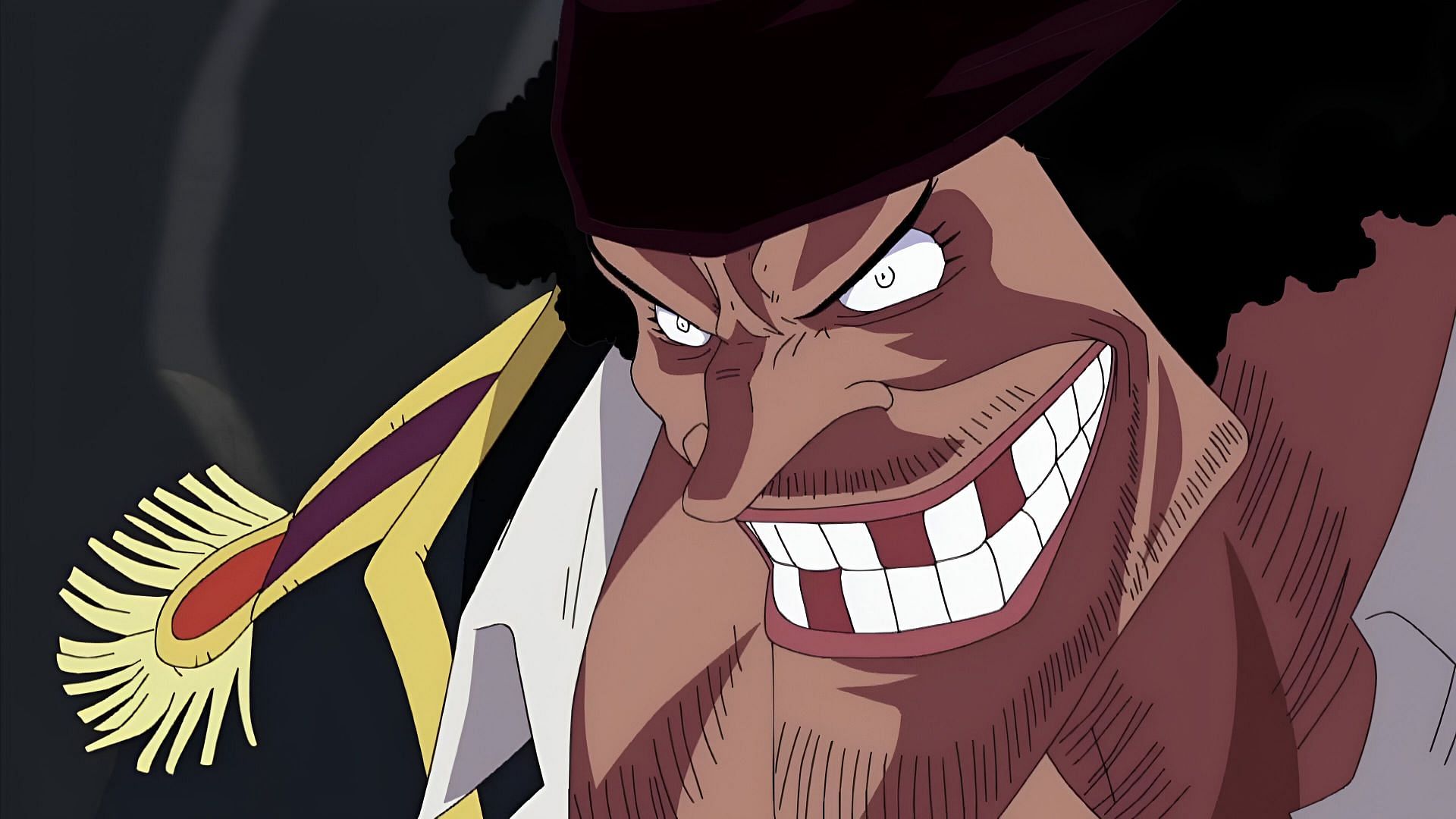 Blackbeard as seen in the anime (Image via Toei Animation)