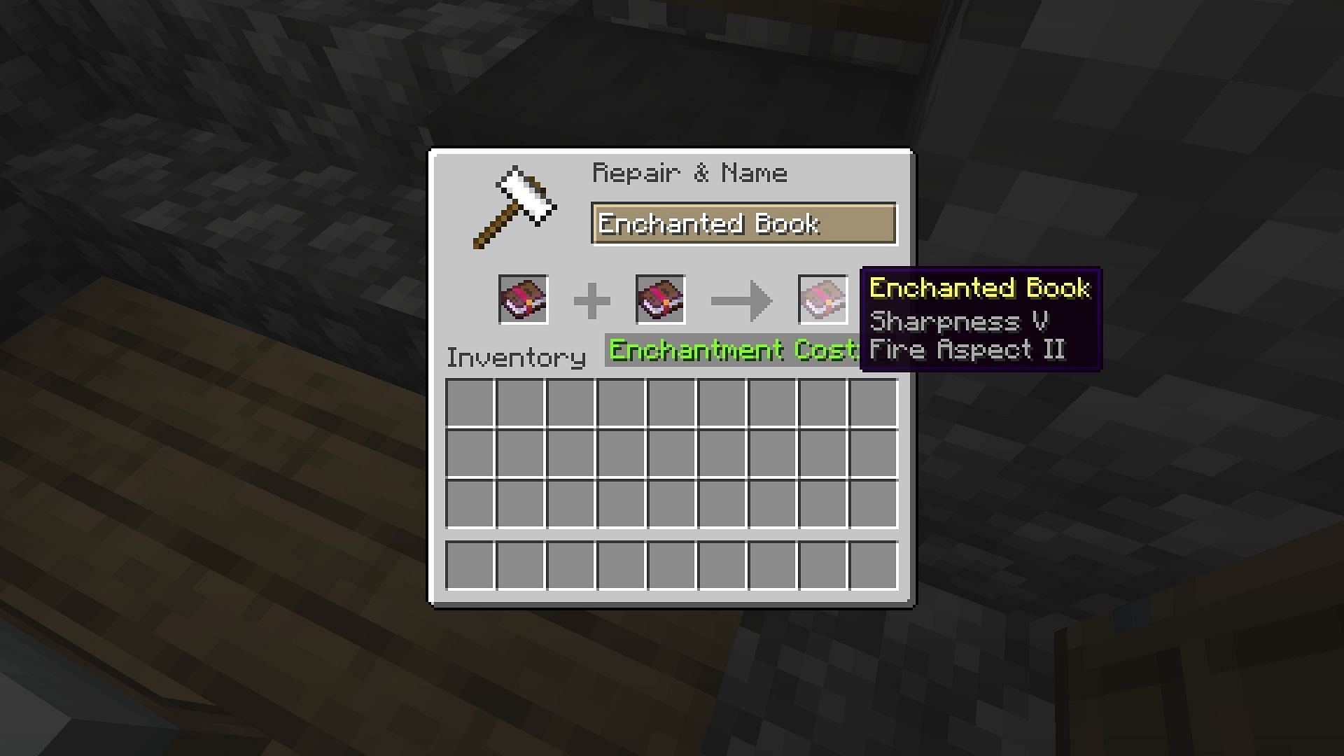 You can use anvil to combine enchantments (Image via Mojang)