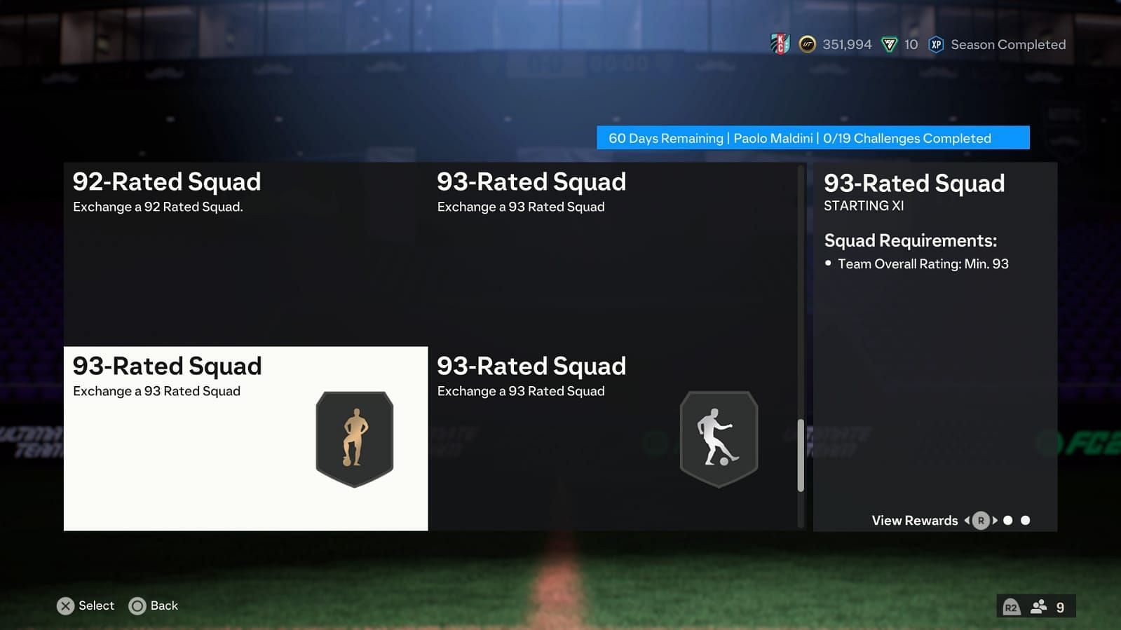 The SBC has 19 segments (Image via EA Sports)