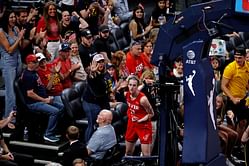 Watch: Caitlin Clark caught on camera calling referees 'awful' while allegedly talking to fan courtside
