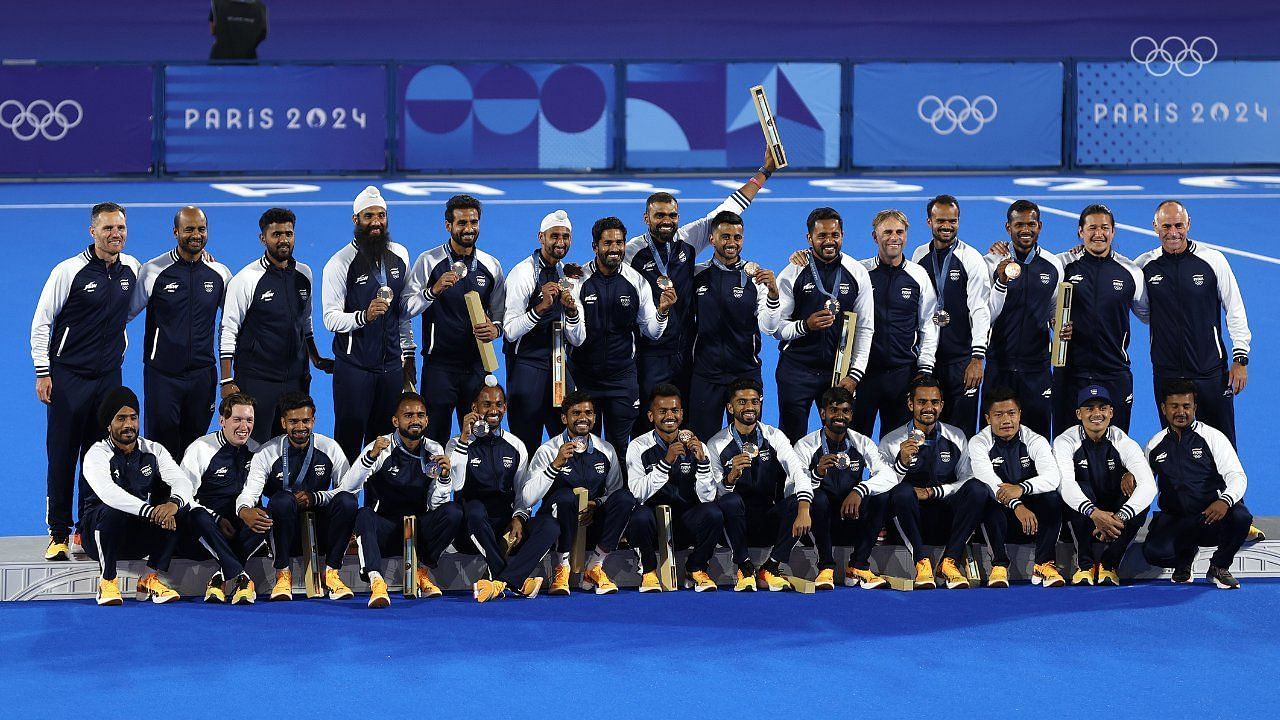 India came good against Spain to win bronze medal [Image: Olympic Khel on X]