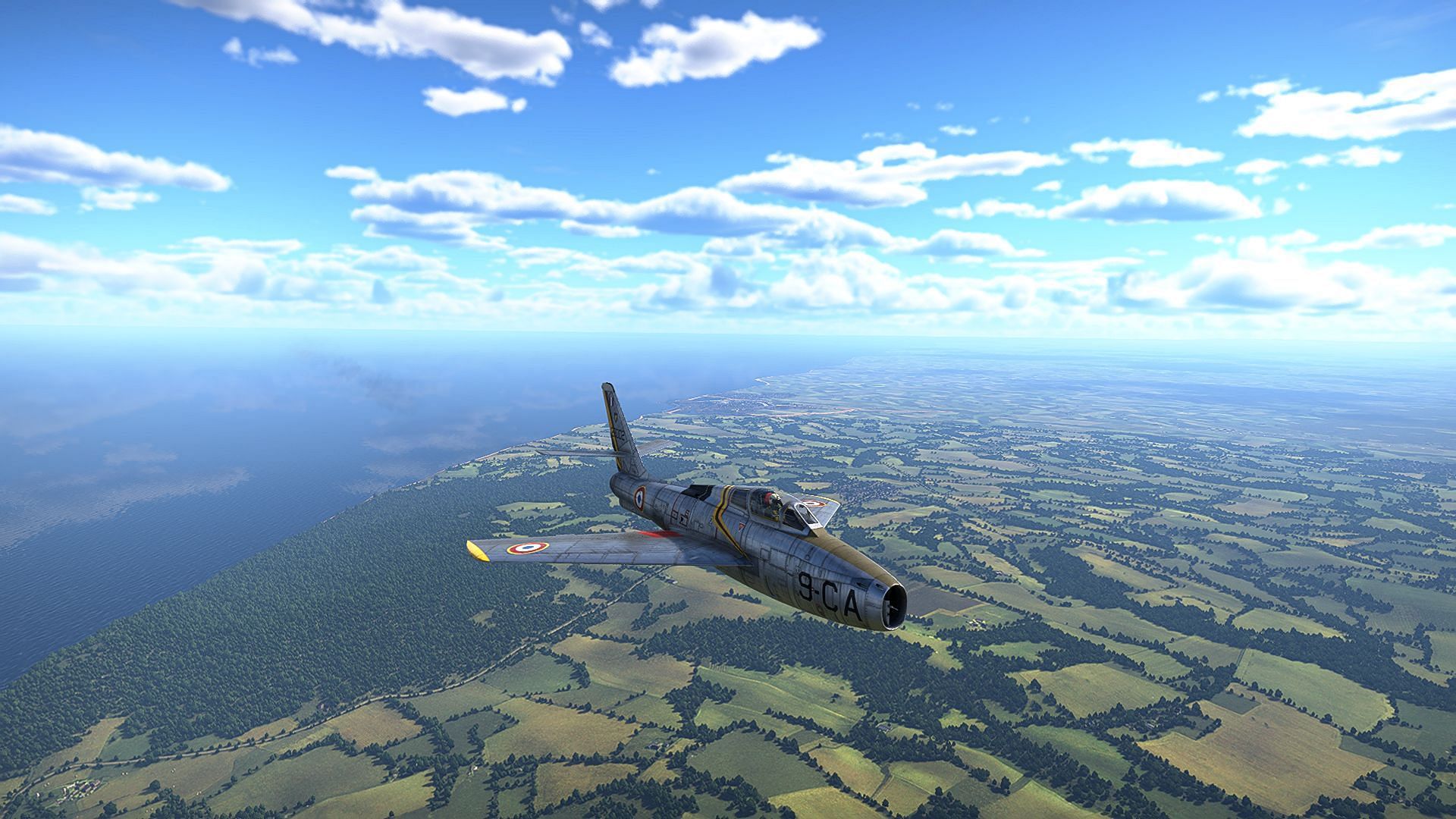 The French F-84F in War Thunder (Image via Gaijin Entertainment)