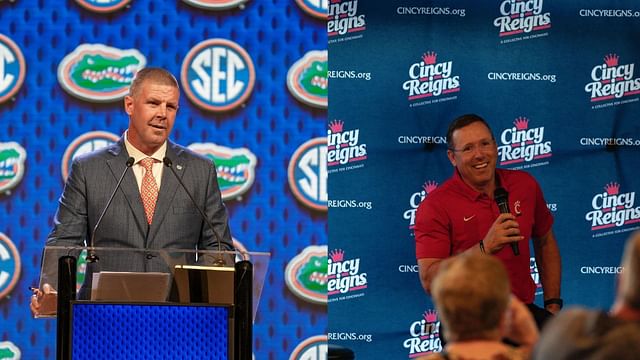 Billy Napier and Scott Satterfield (Images via Instagram/gatorsfb and gobearcatsfb)