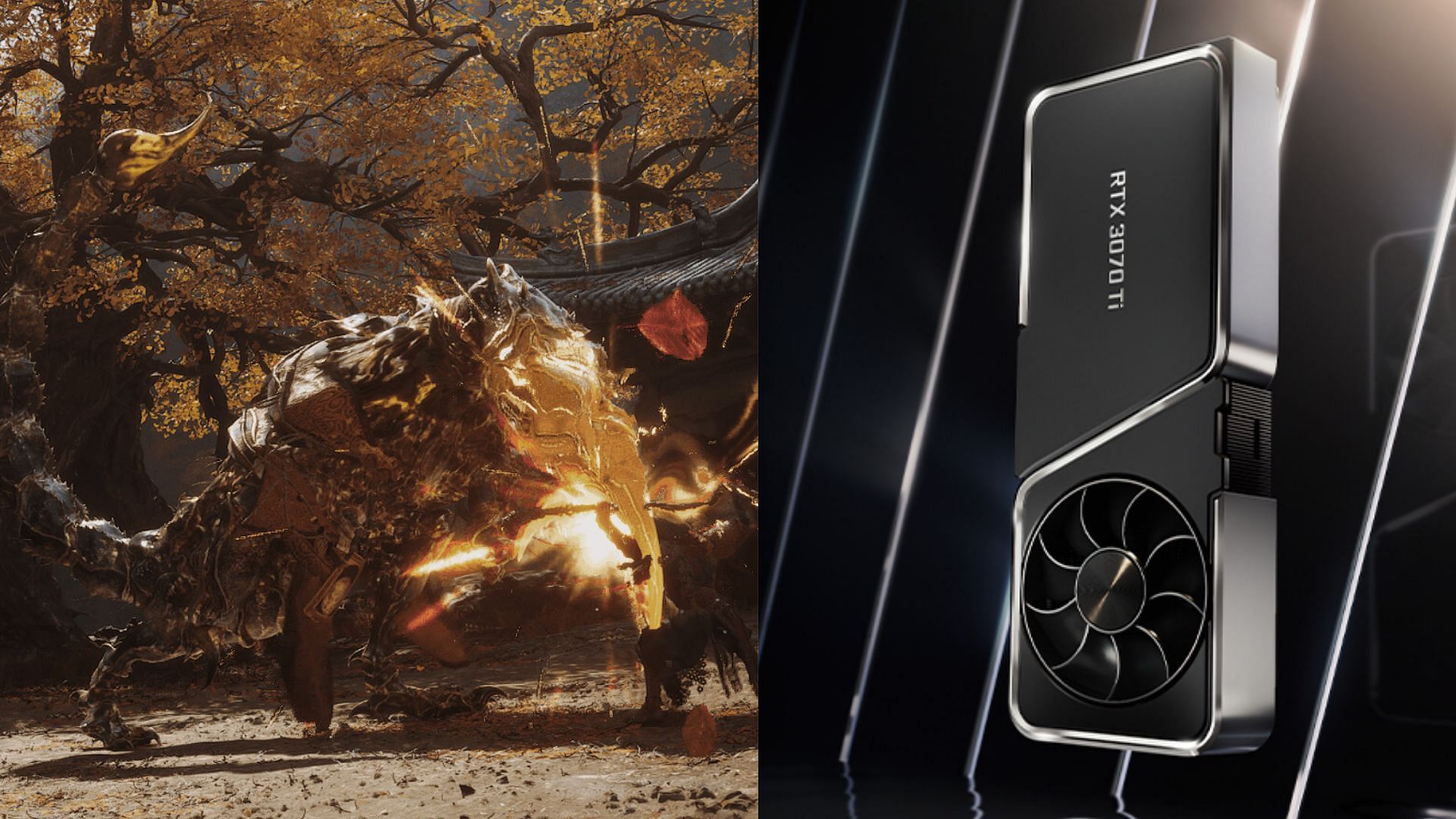 The RTX 3070 and 3070 Ti are capable GPUs for playing Black Myth: Wukong (Image via Nvidia and Game Science)