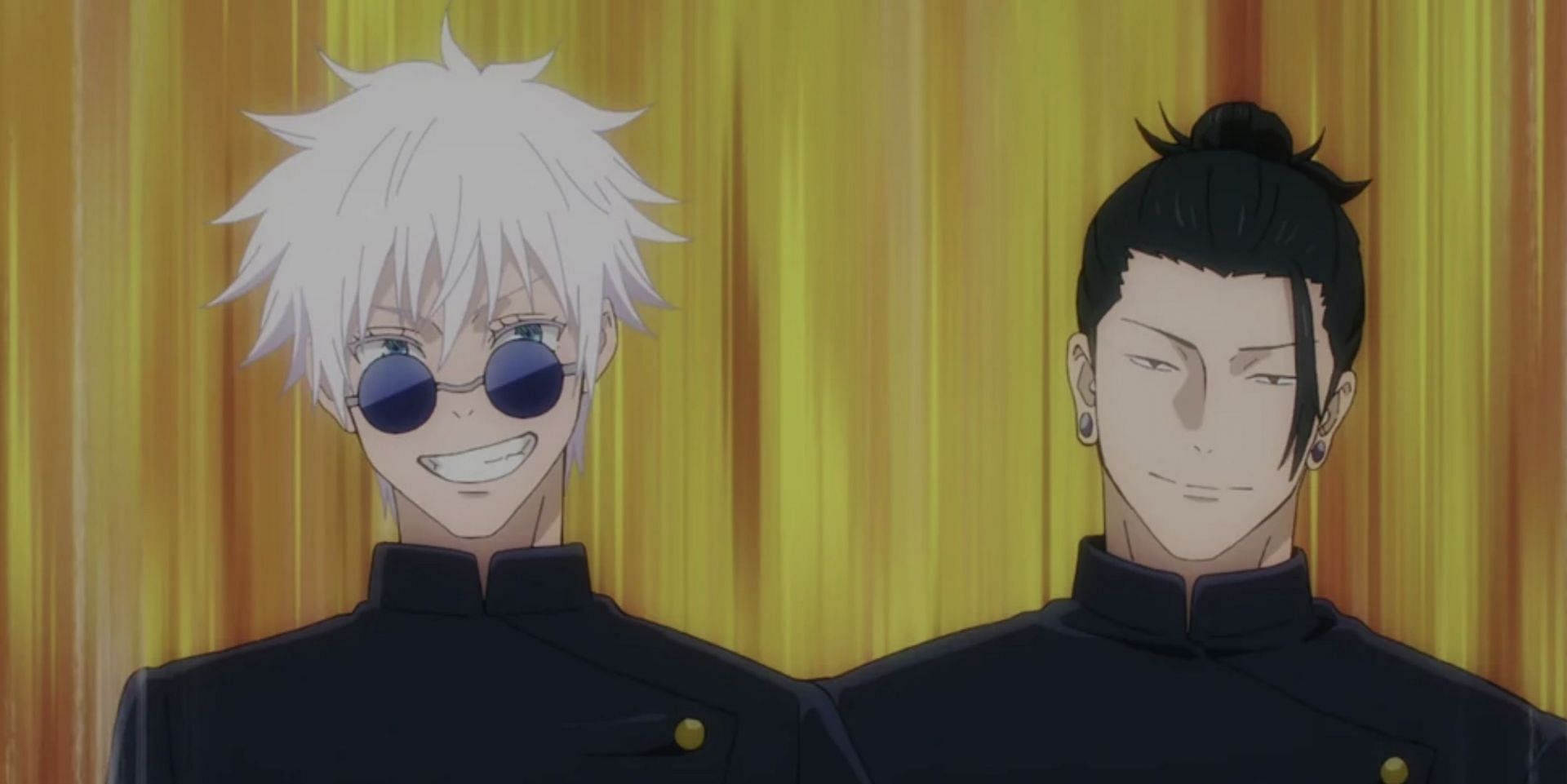 Satoru Gojo and Suguru Geto as seen in anime (Image via MAPPA)