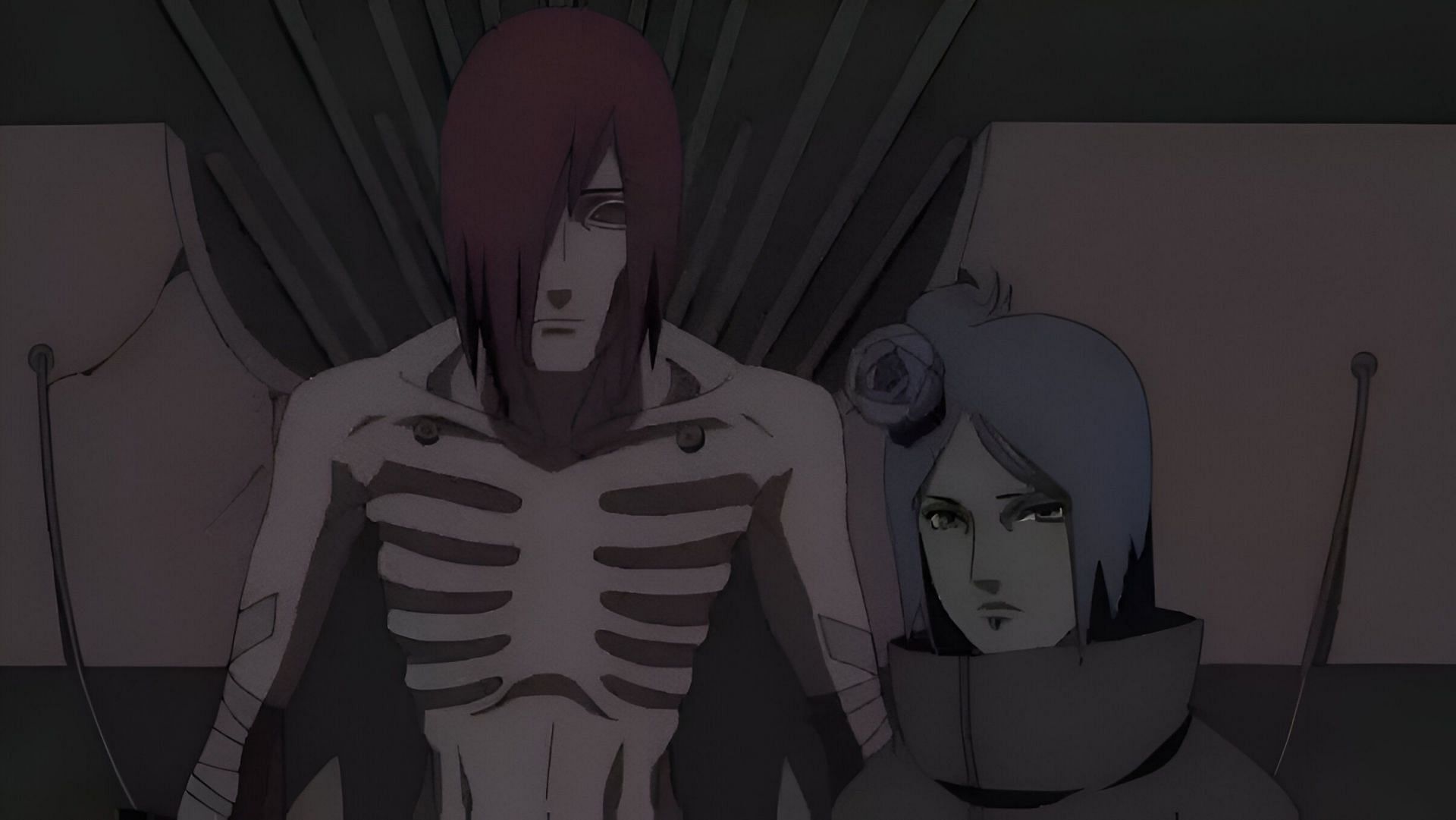 Nagato and Konan as seen in the anime (Image via Studio Pierrot)